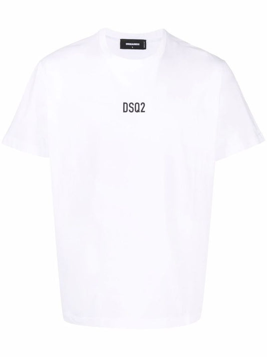 White Logo-print Cotton T-shirt