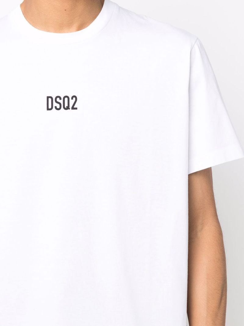 White Logo-print Cotton T-shirt
