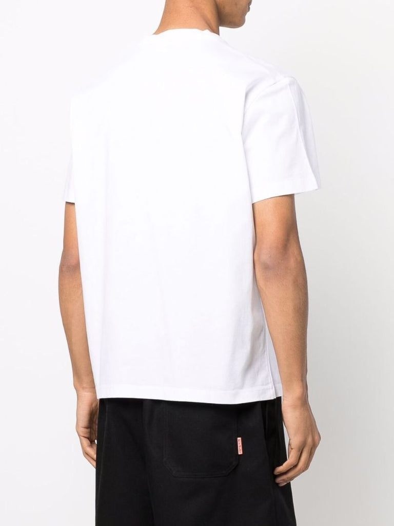 White Logo-print Cotton T-shirt