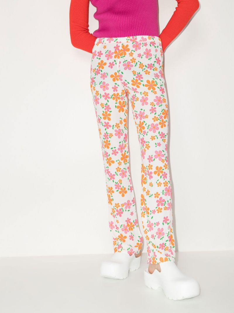 Floral Print Trousers
