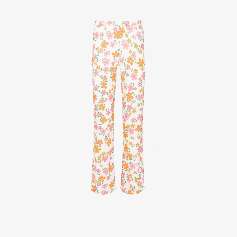Floral Print Trousers