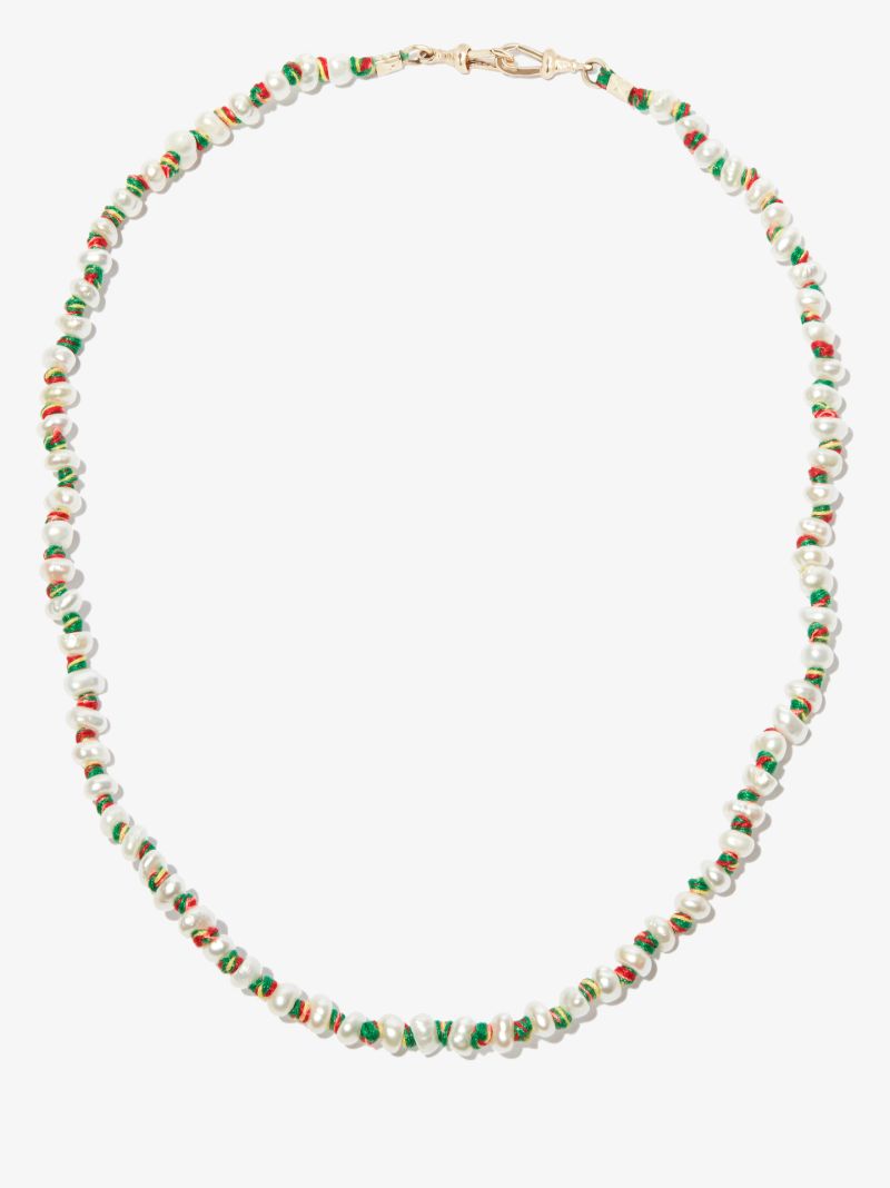 9k Yellow Gold Mauli Pearl Necklace