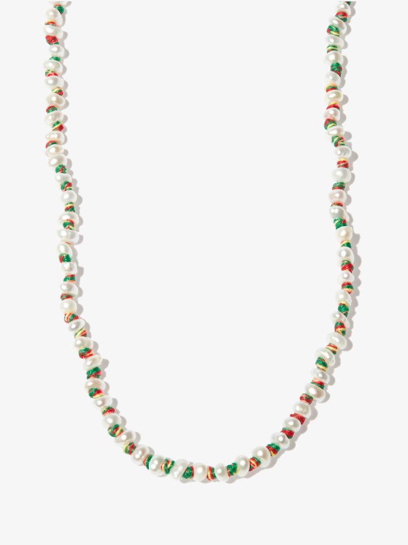 9k Yellow Gold Mauli Pearl Necklace