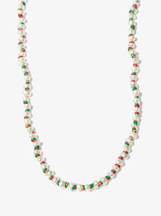 9k Yellow Gold Mauli Pearl Necklace