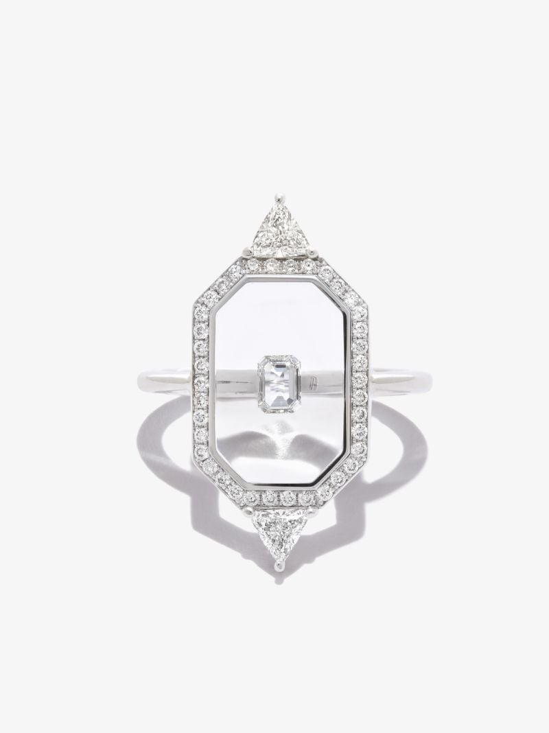 18k White Gold Universe Diamond Ring
