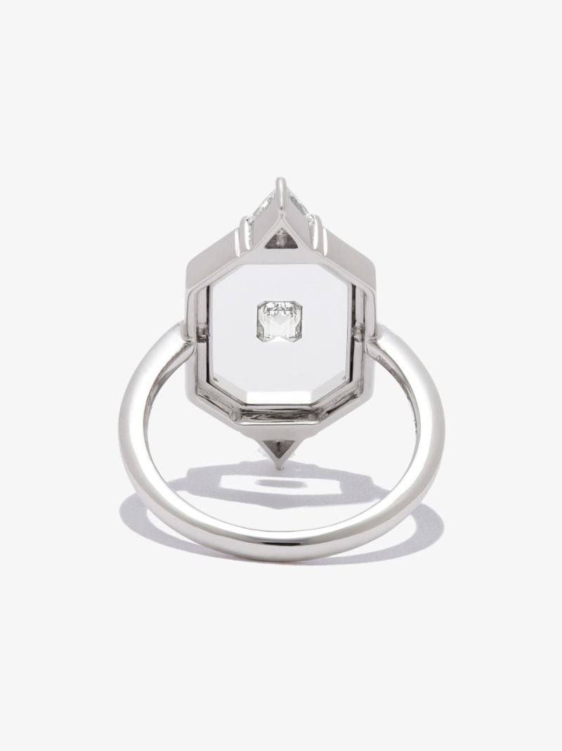 18k White Gold Universe Diamond Ring