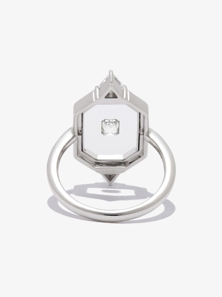18k White Gold Universe Diamond Ring