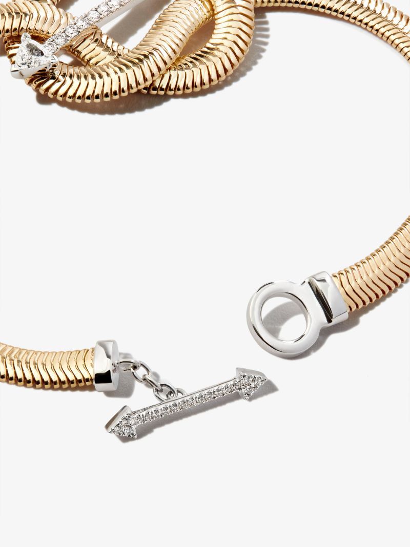 18k Yellow Gold Feelings Diamond Bracelet