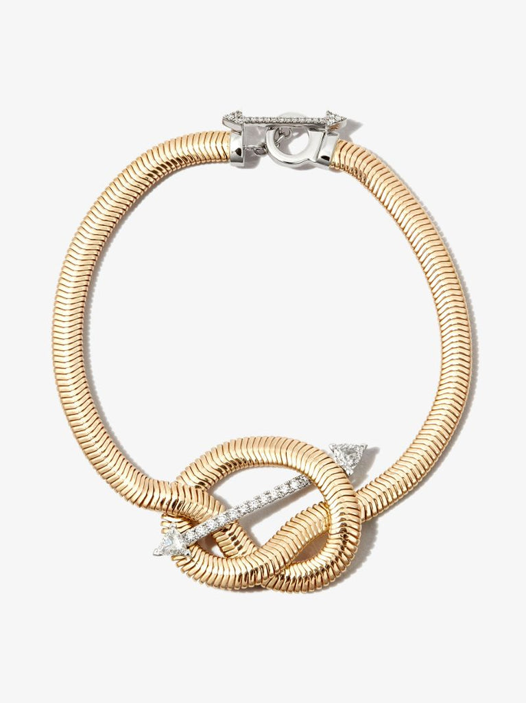 18k Yellow Gold Feelings Diamond Bracelet