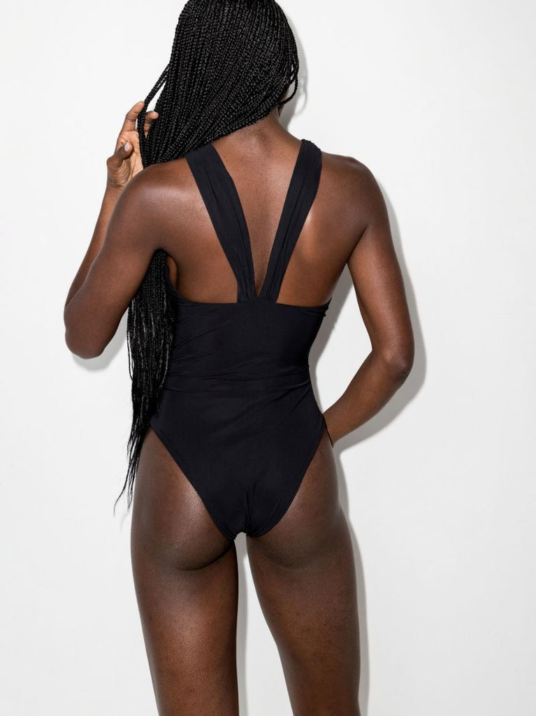 Black Halterneck Swimsuit