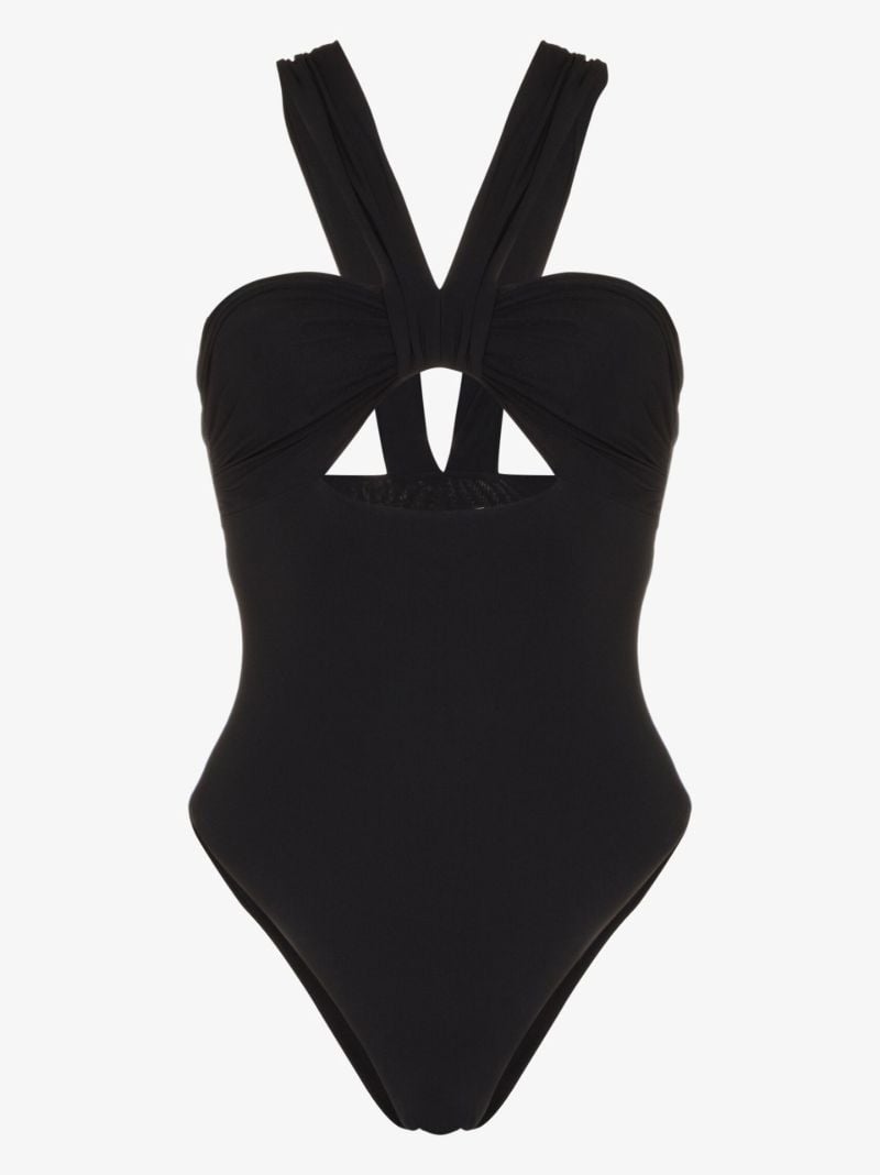 Black Halterneck Swimsuit
