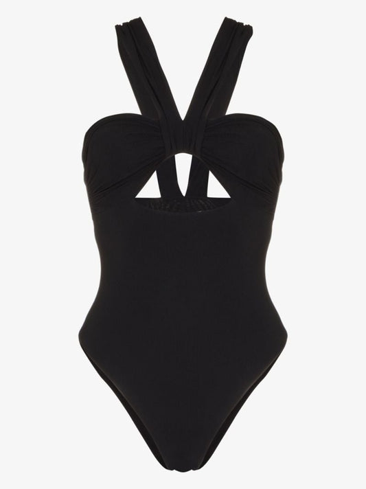 Black Halterneck Swimsuit