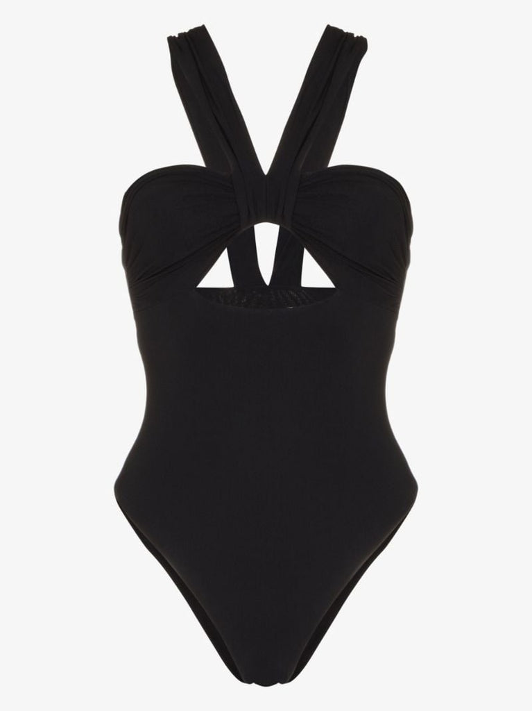 Black Halterneck Swimsuit