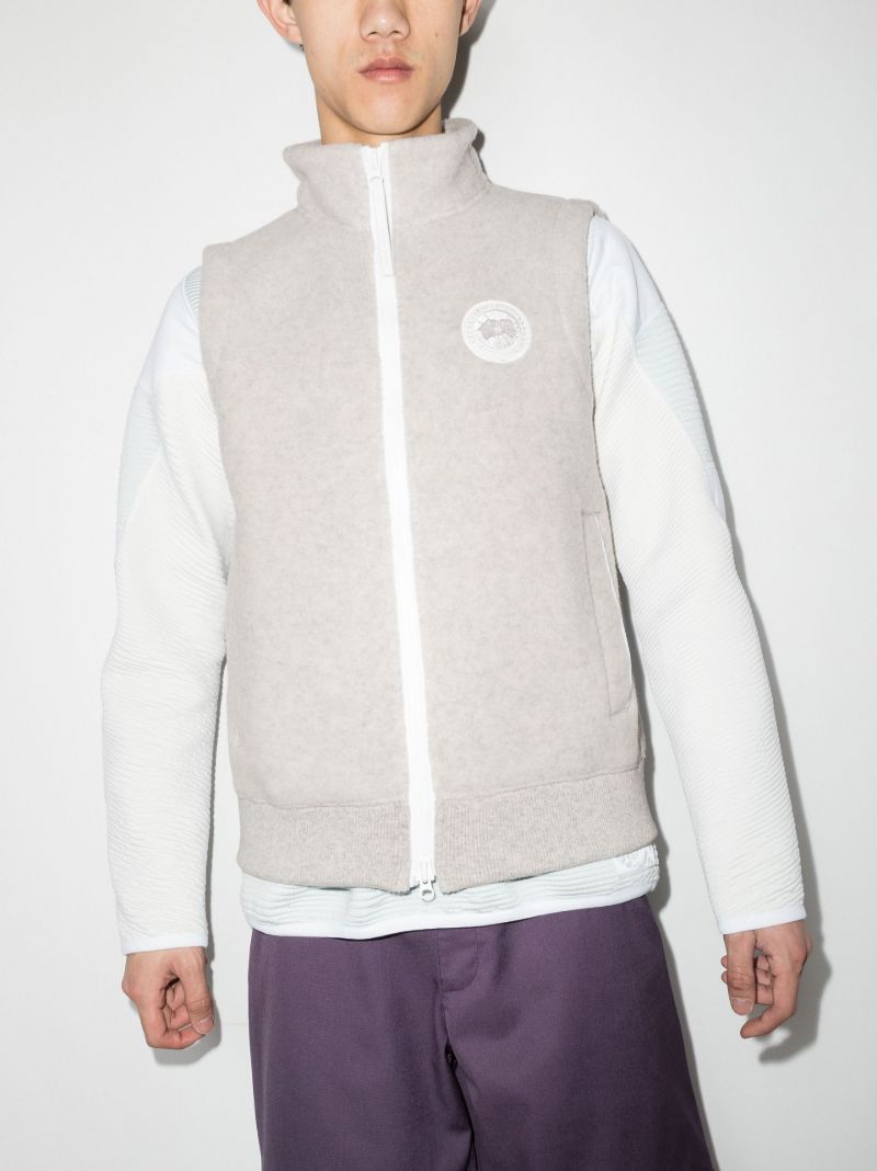 Grey Mersey Fleece Gilet