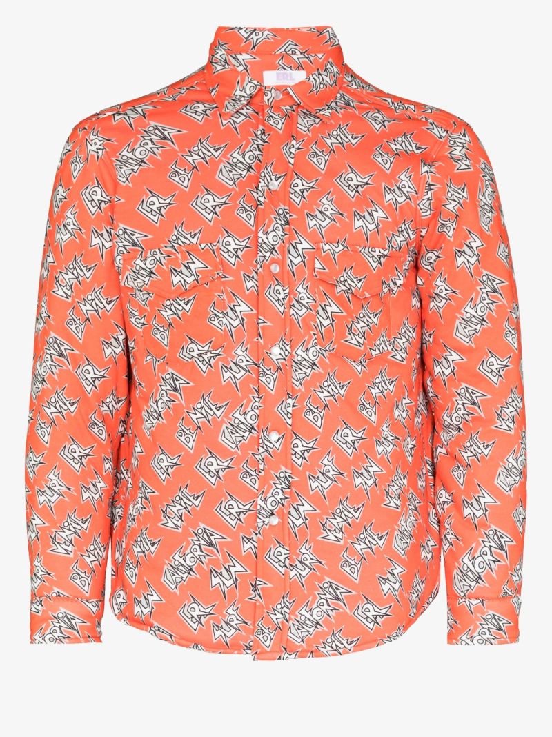Logo Print Cotton Shirt