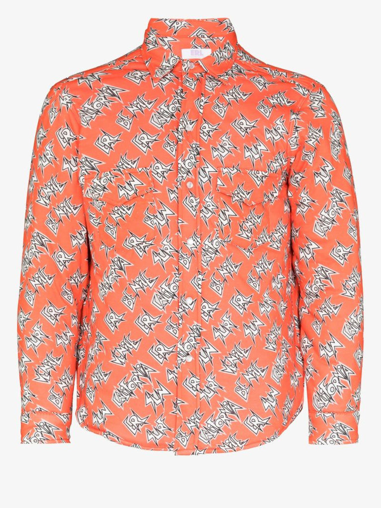 Logo Print Cotton Shirt