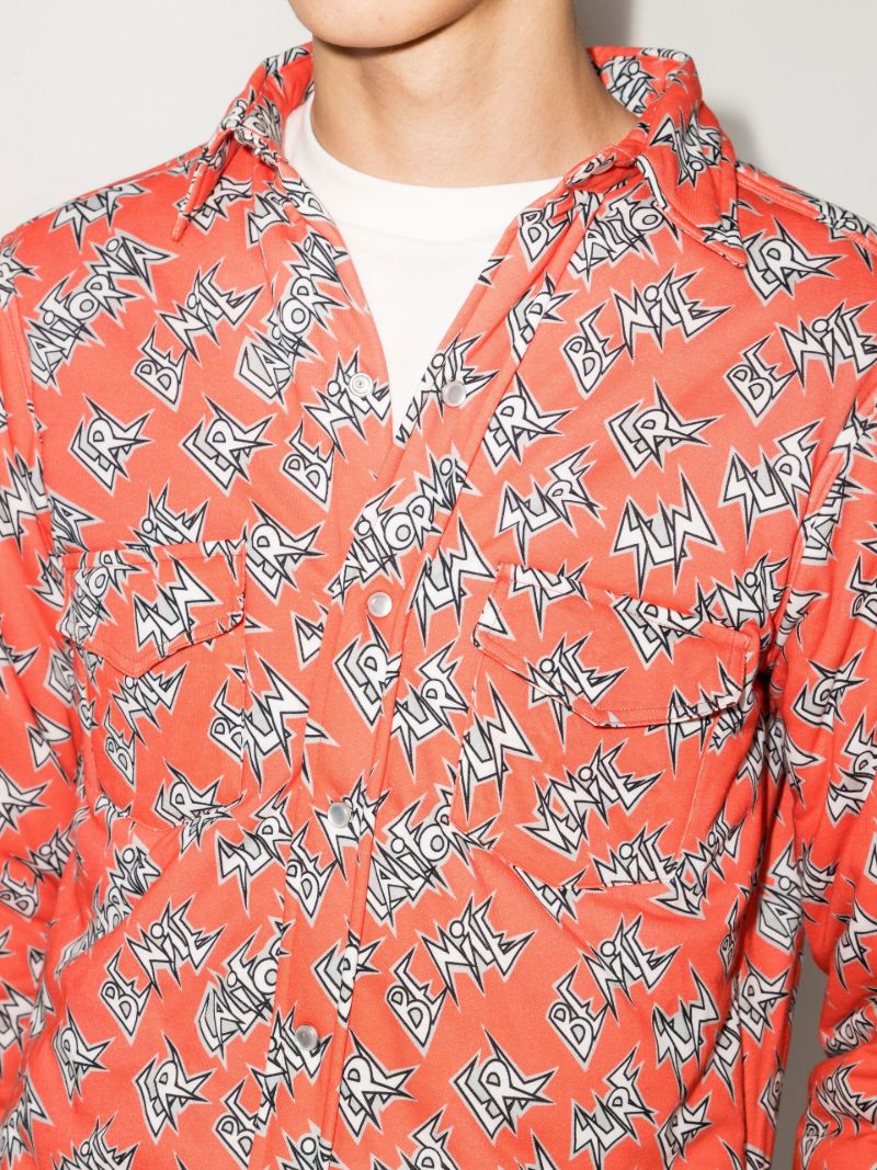 Logo Print Cotton Shirt