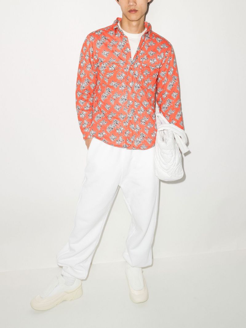 Logo Print Cotton Shirt