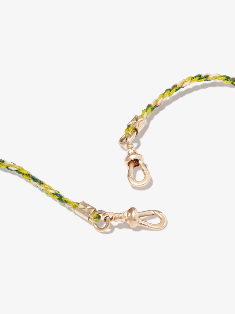 9k Yellow Gold Mauli Choker Necklace