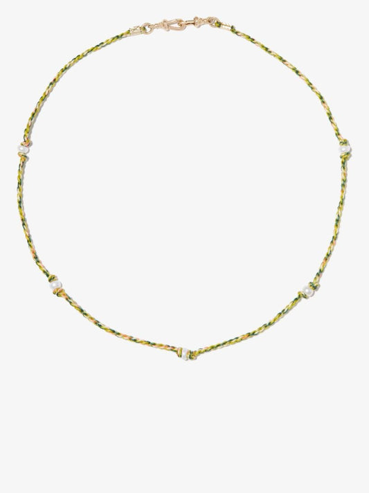 9k Yellow Gold Mauli Choker Necklace