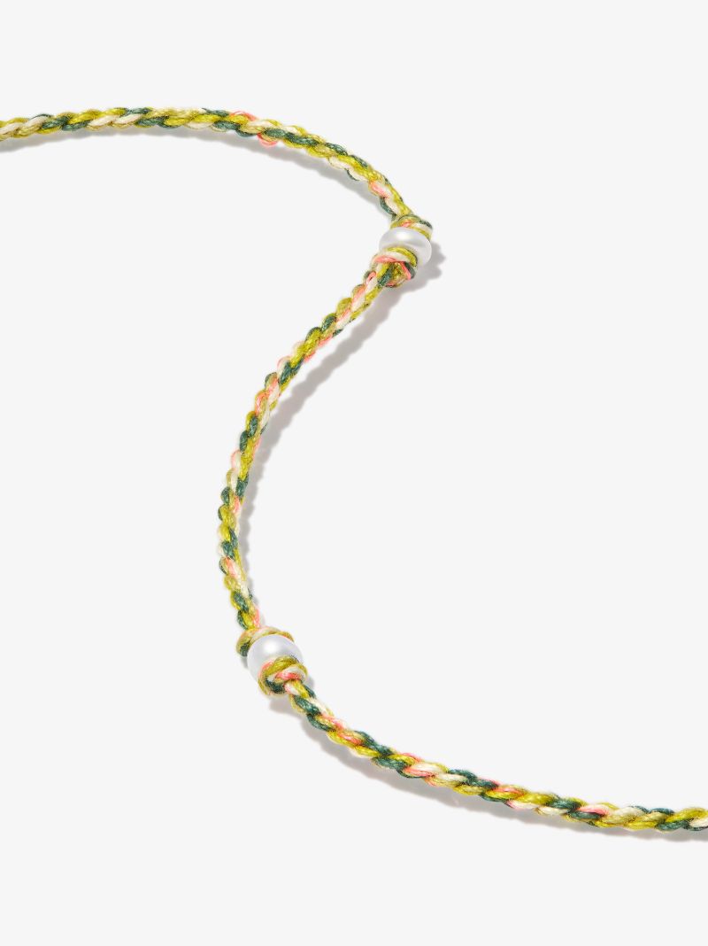 9k Yellow Gold Mauli Choker Necklace