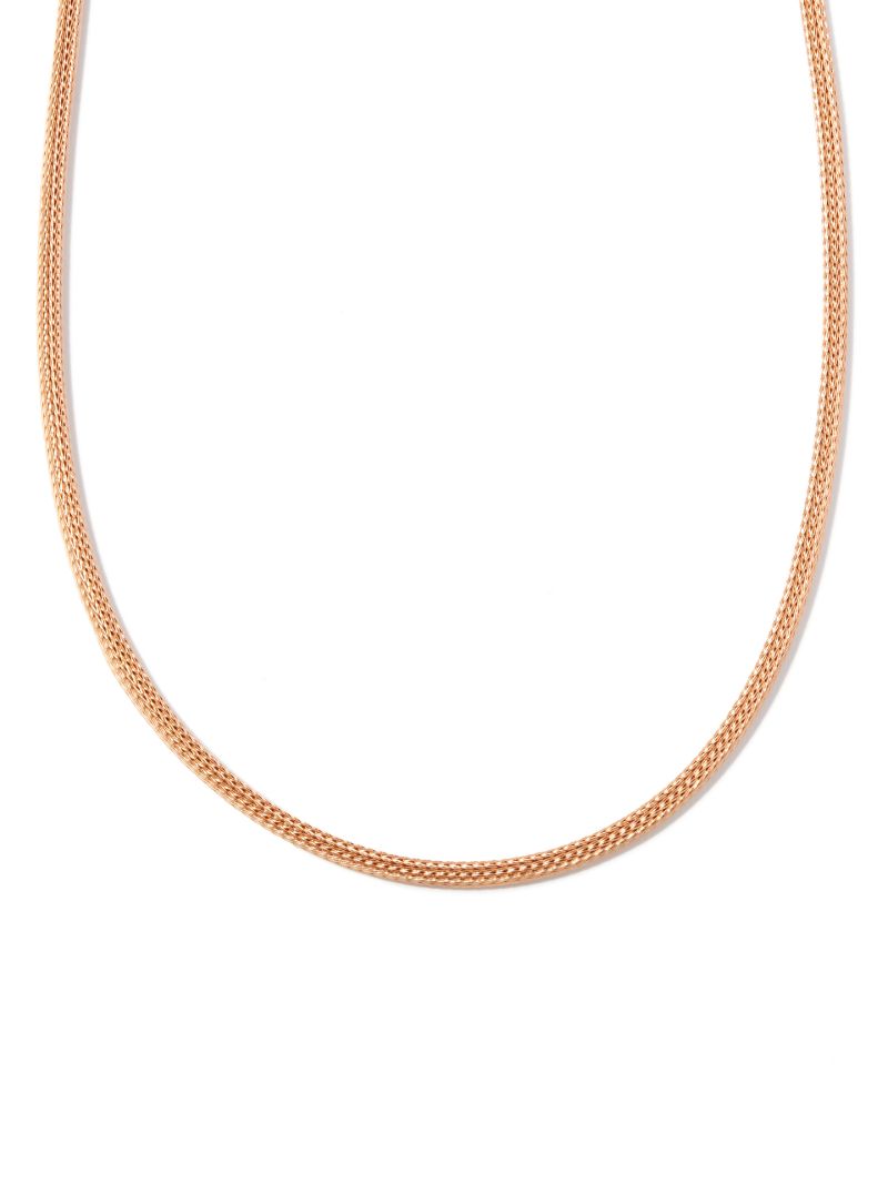 18k Yellow Gold Indian Chain Necklace
