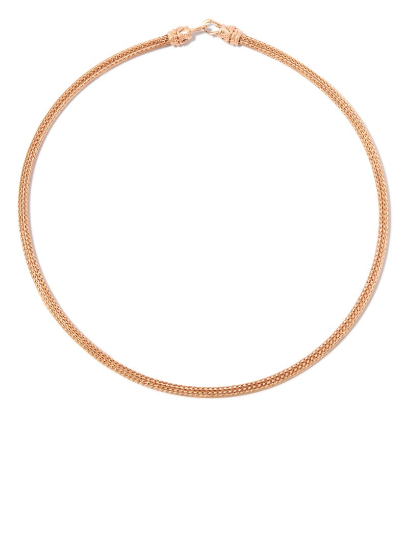 18k Yellow Gold Indian Chain Necklace