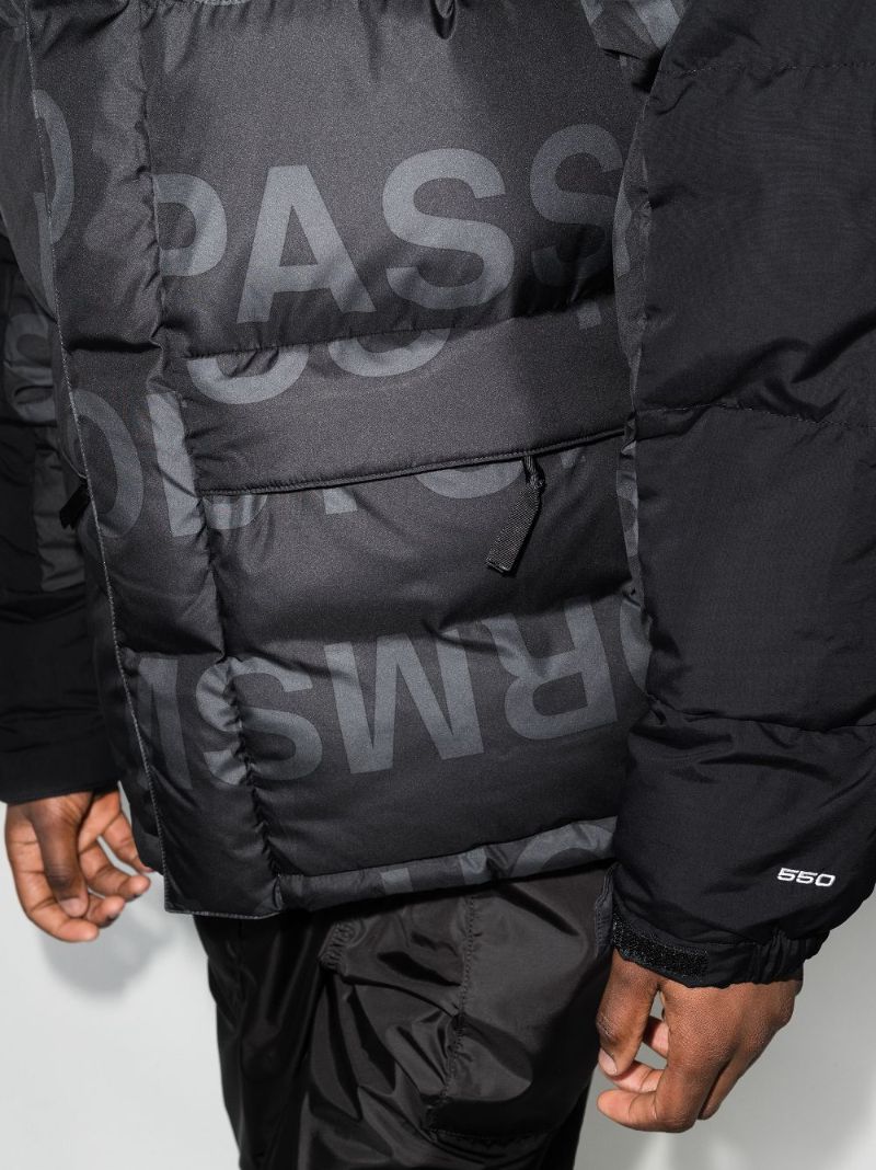 Black Conrad's Flag Himalayan Padded Jacket