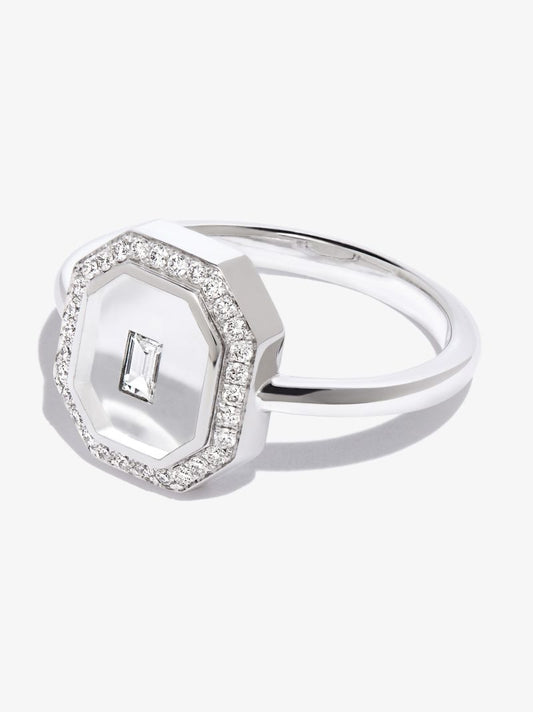 18k White Gold Universe Diamond Ring