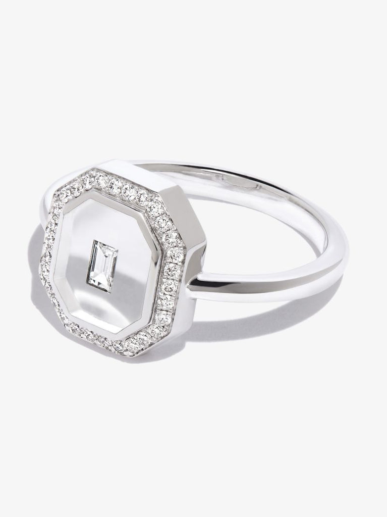 18k White Gold Universe Diamond Ring