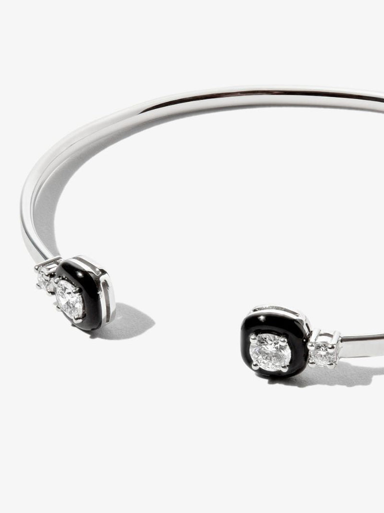 18k White Gold Oui Diamond Bracelet