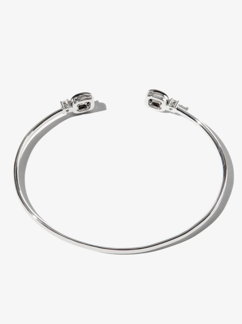 18k White Gold Oui Diamond Bracelet