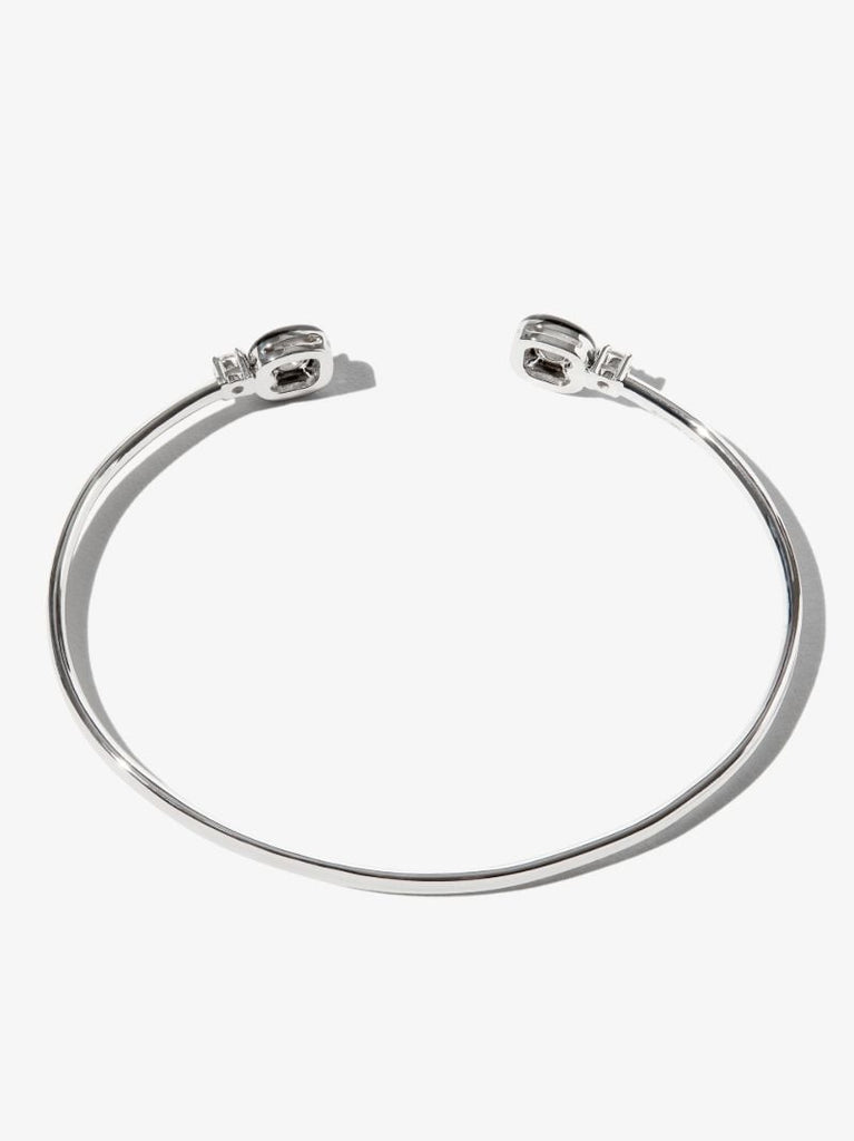 18k White Gold Oui Diamond Bracelet