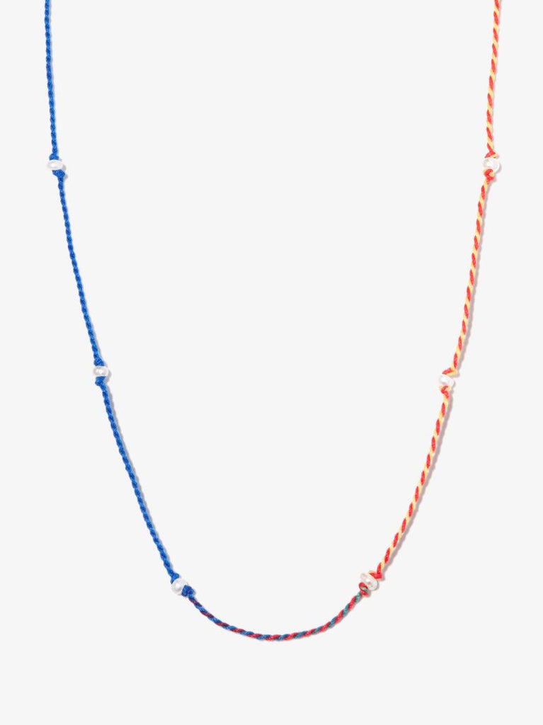9k Yellow Gold Mauli Double Strand Necklace