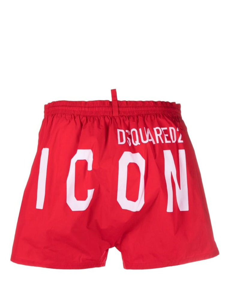 Red Be Icon Swim Shorts