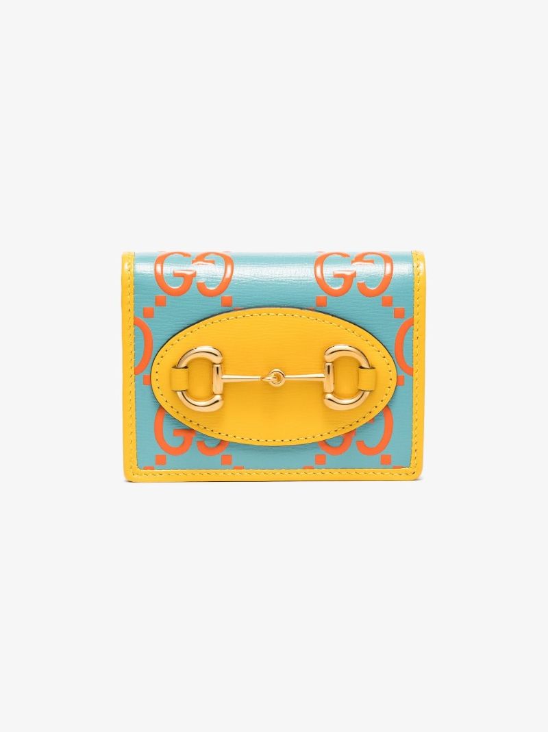 Blue Horsebit 1955 Gg Supreme Leather Wallet