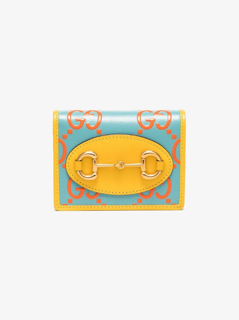 Blue Horsebit 1955 Gg Supreme Leather Wallet