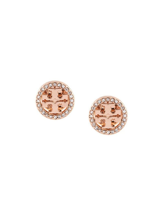 Rose Gold-tone Miller PavÃ_x0083_Â© Stud Earrings