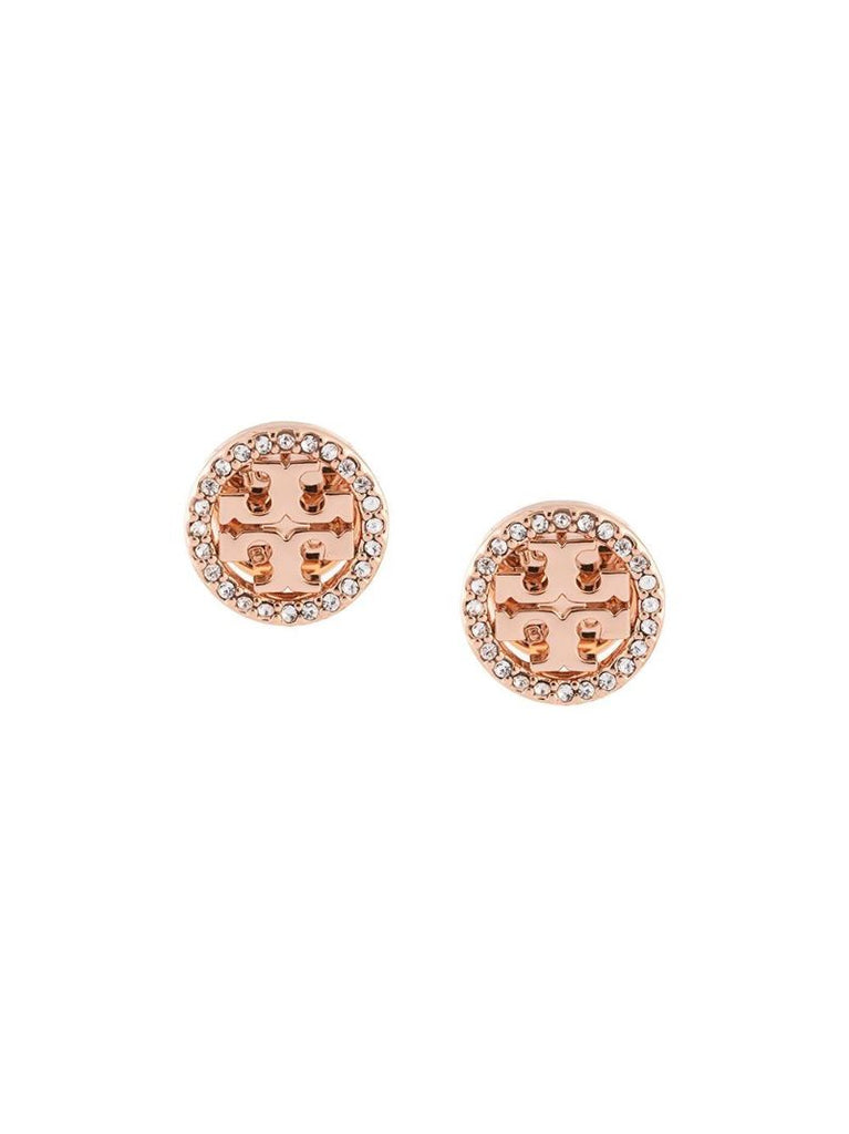 Rose Gold-tone Miller PavÃ_x0083_Â© Stud Earrings