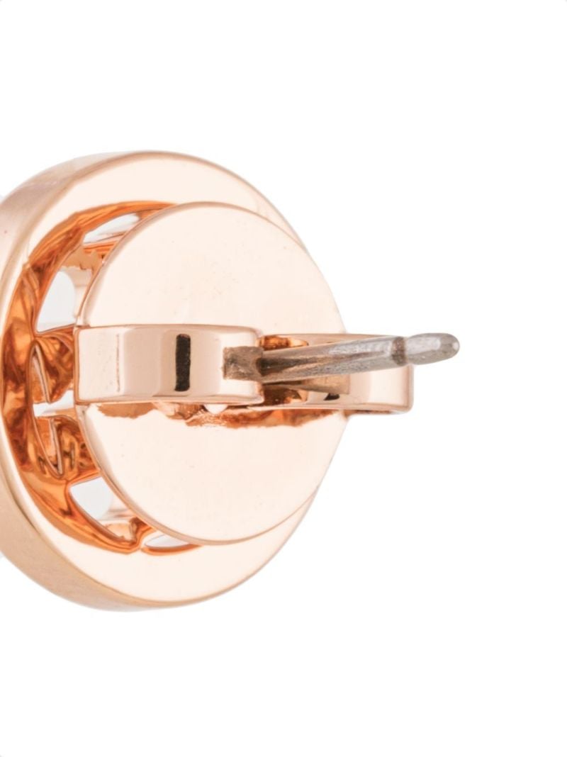 Rose Gold-tone Miller PavÃ_x0083_Â© Stud Earrings