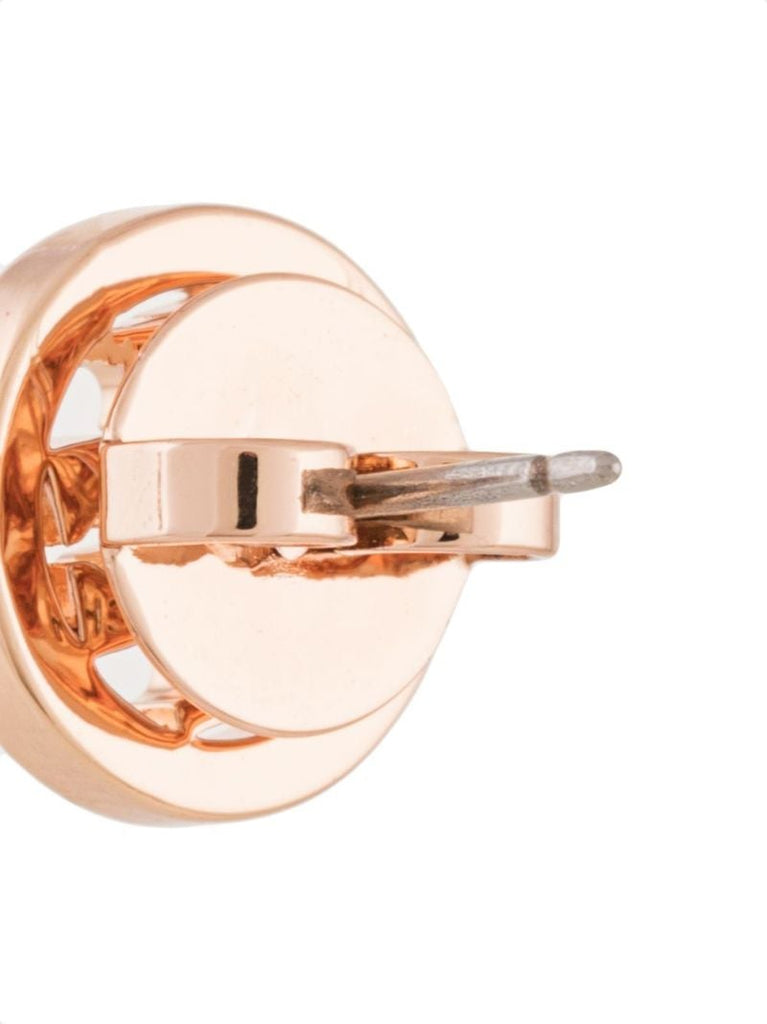 Rose Gold-tone Miller PavÃ_x0083_Â© Stud Earrings