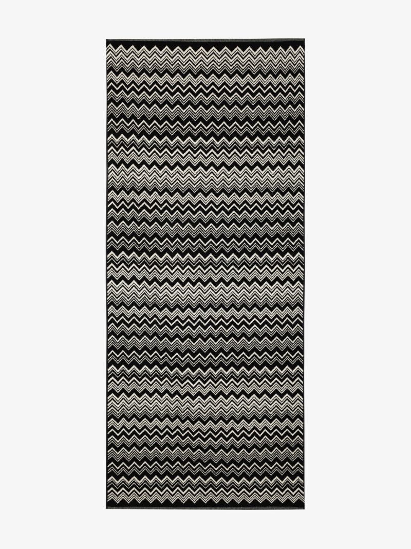 Black and White Keith Bath Mat