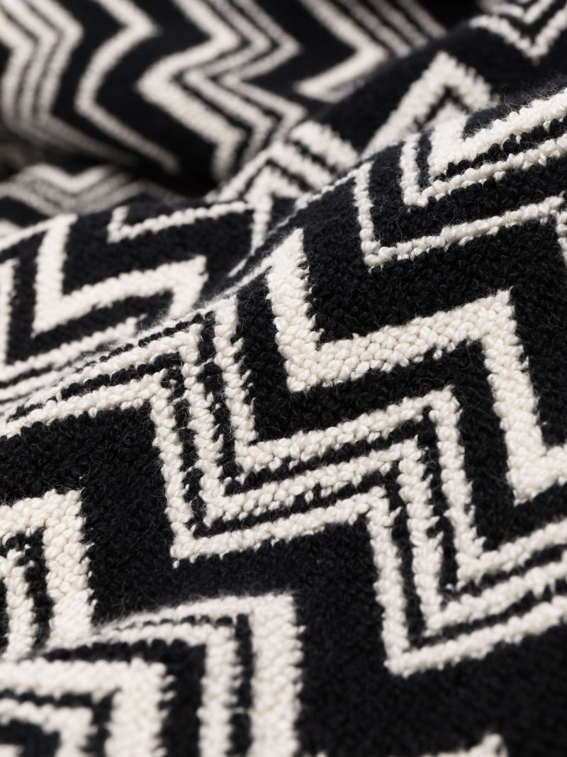 Black and White Keith Bath Mat