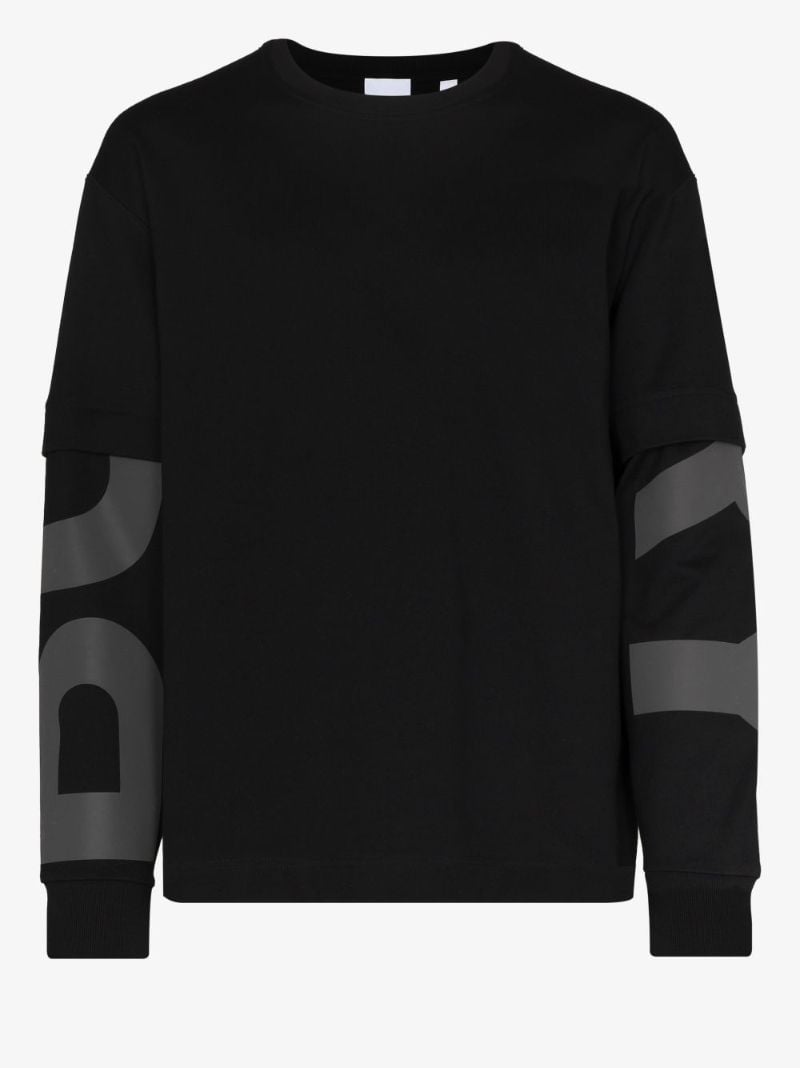 Mitchell Logo Print Cotton Sweatshirt
