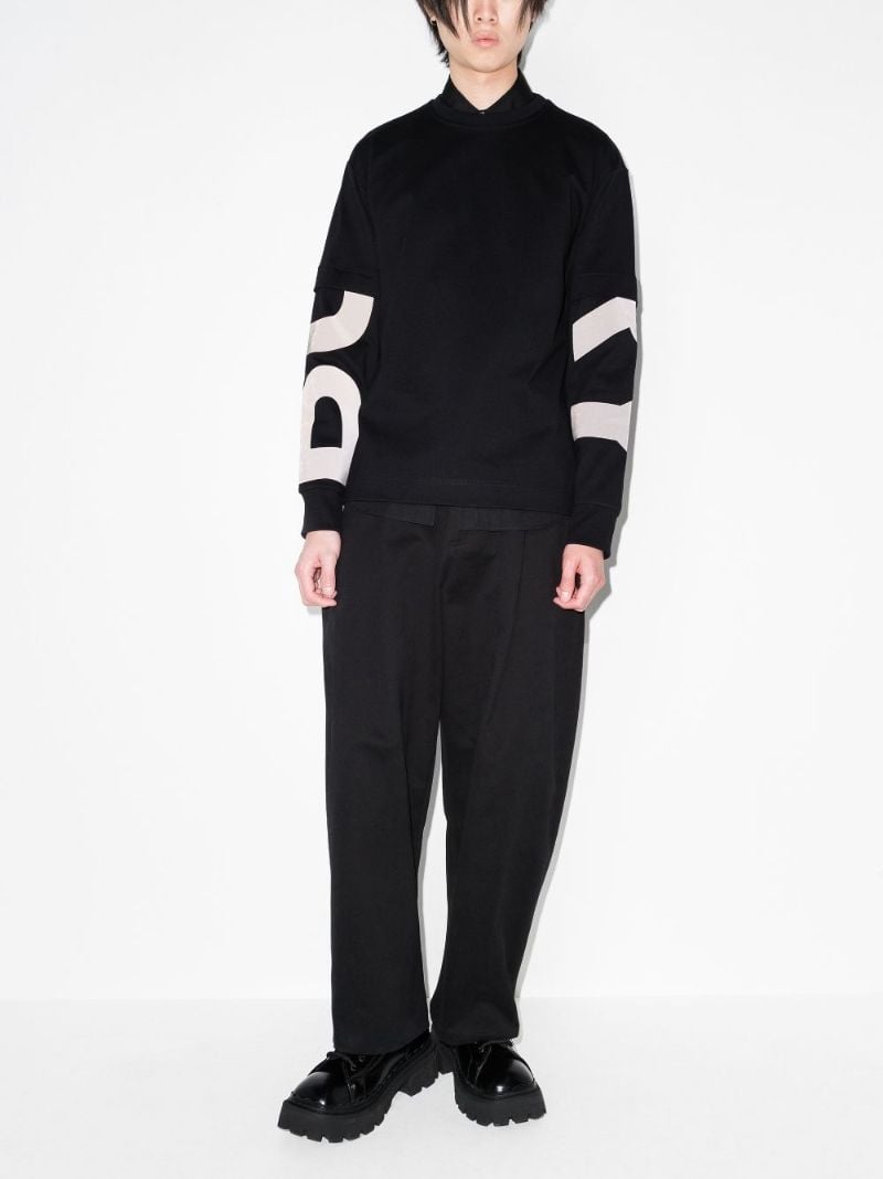 Mitchell Logo Print Cotton Sweatshirt