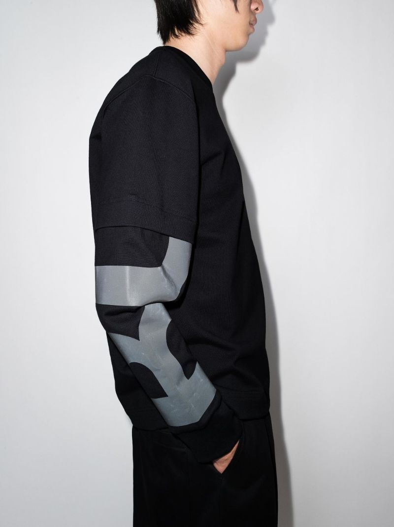 Mitchell Logo Print Cotton Sweatshirt