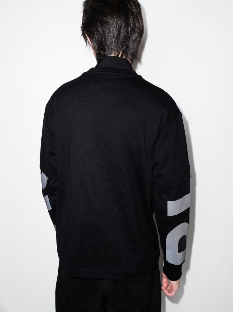 Mitchell Logo Print Cotton Sweatshirt