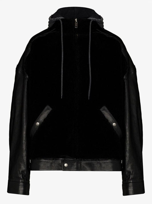 College 1917 Hooded Leather Jacket