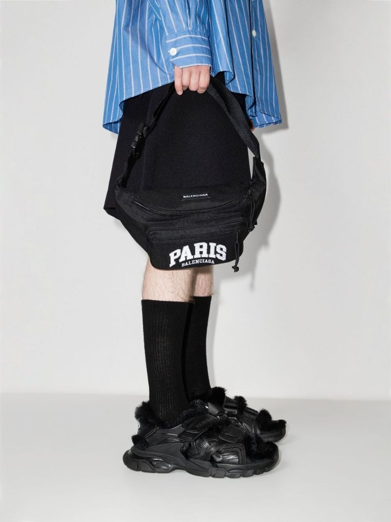 Black Paris Explorer Cross Body Bag