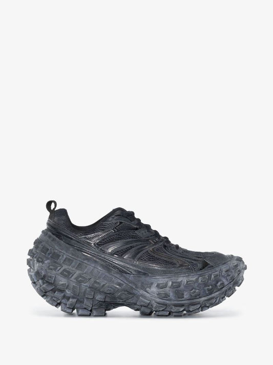 Black Defender Low Top Sneakers